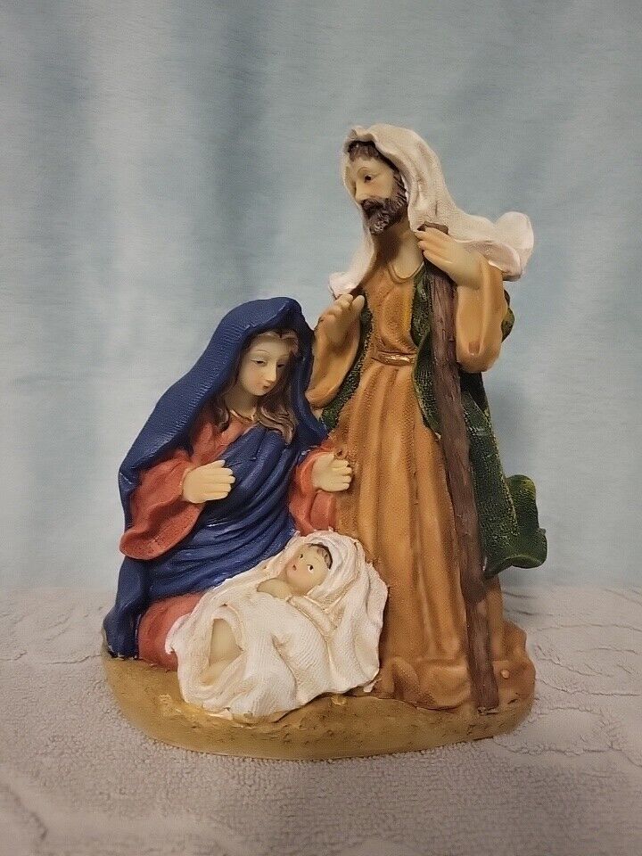 Vintage Porcelain Nativity Scene Mary Joseph Jesus