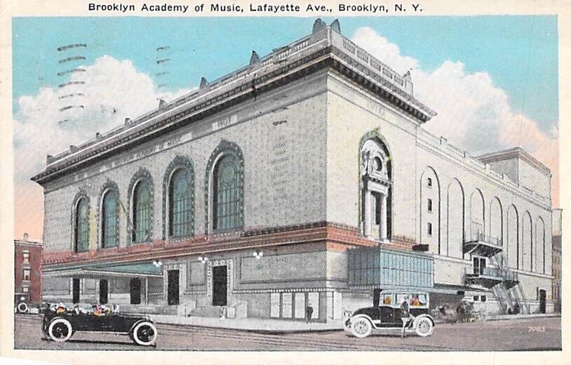 Brooklyn Academy of Music, Lafayette Ave., Brooklyn, N.Y., Posted 1930