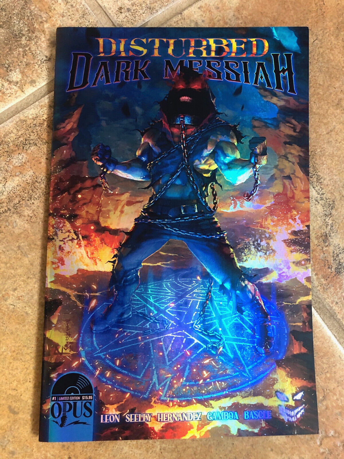 Disturbed Dark Messiah #1 Limited Edition Comic Book 2022 (Opus Publishing)