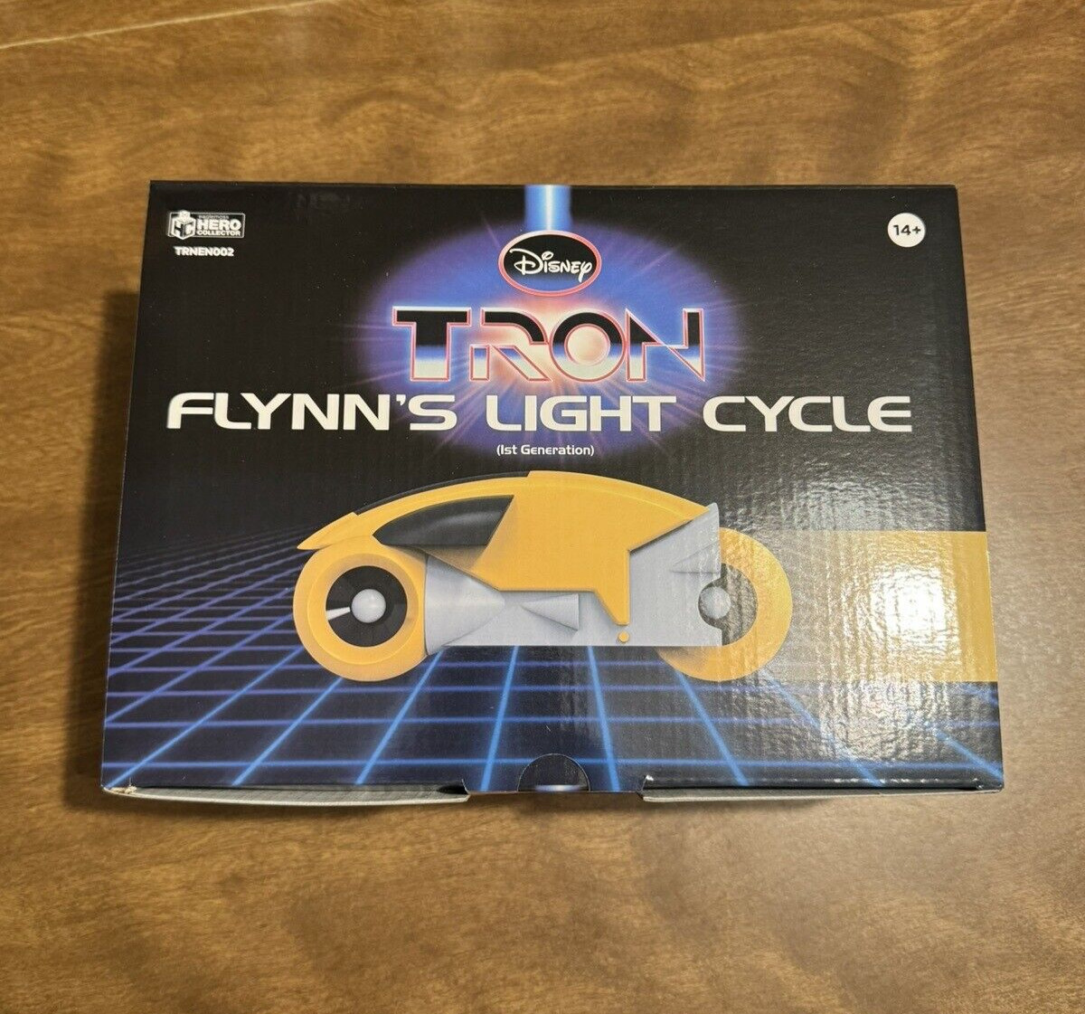 TRON FLYNN'S YELLOW LIGHT CYCLE Eaglemoss Collections DISNEY LE 250