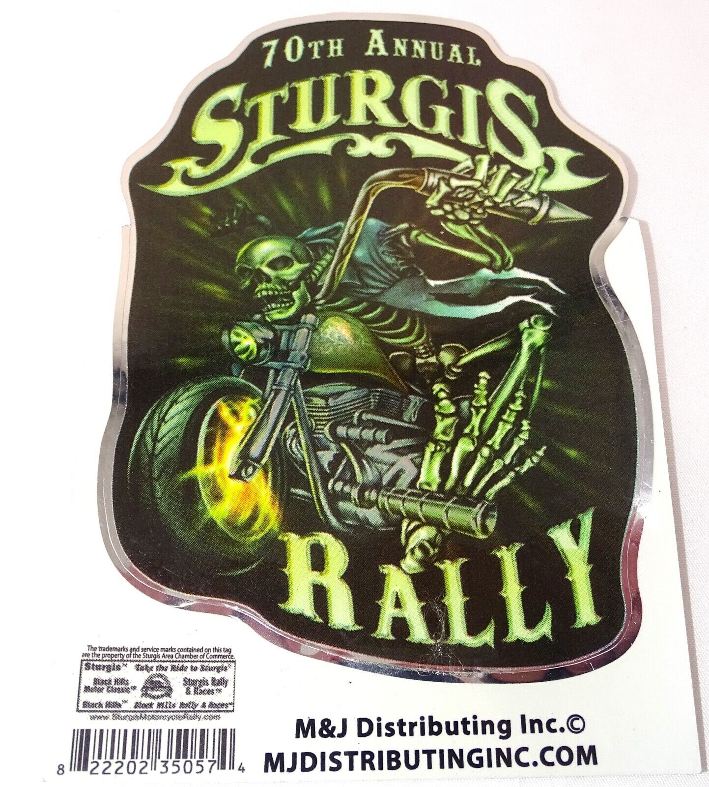 70th Annual Sturgis Black Hills Rally Sticker Decal 5.5\