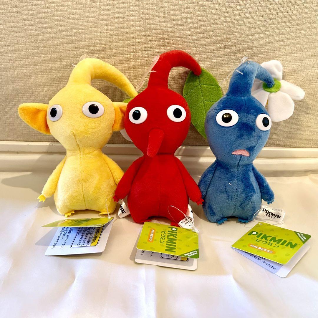 Pikmin Plush Doll Toy Nintendo Tokyo All Characters Red Blue Yellow Set New