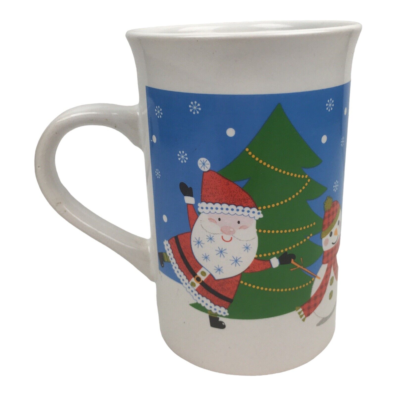 Vintage Royal Norfolk Christmas Coffee Mug Cup Santa Claus Ho Ho Ho Reindeer