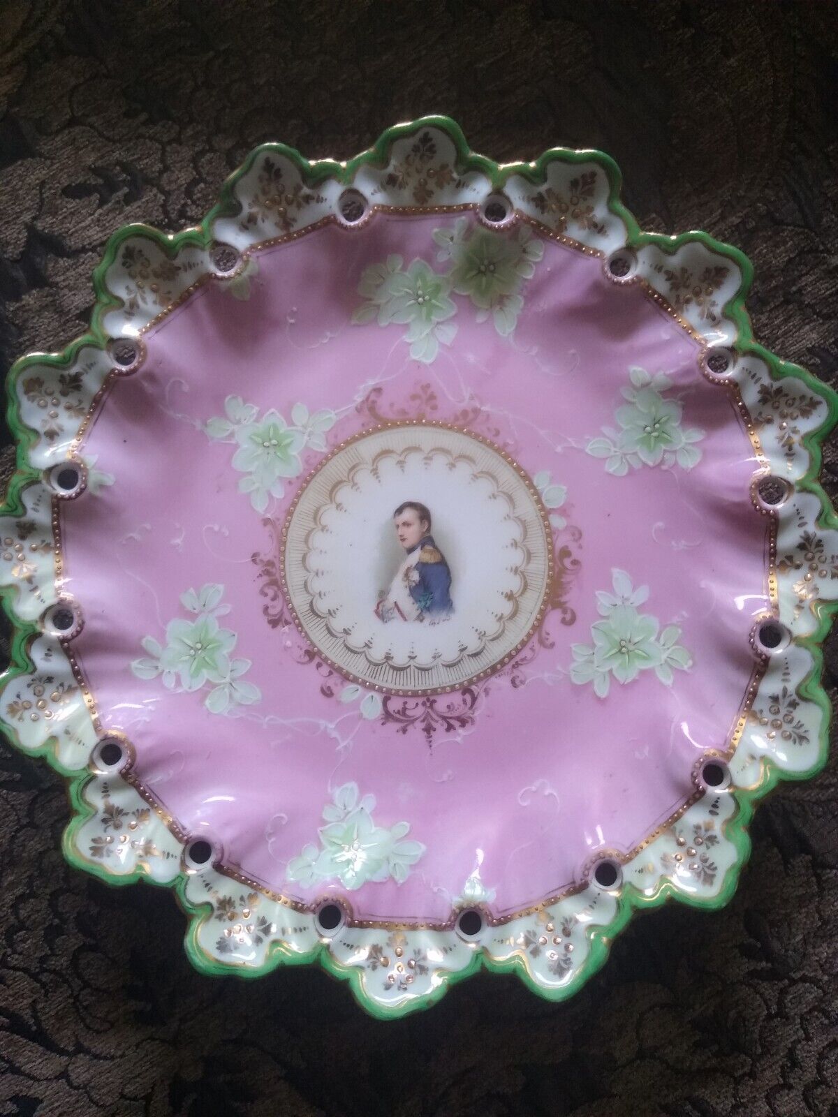 Napoleon 1810 Rare Vienna Beautiful Cabinet Plate