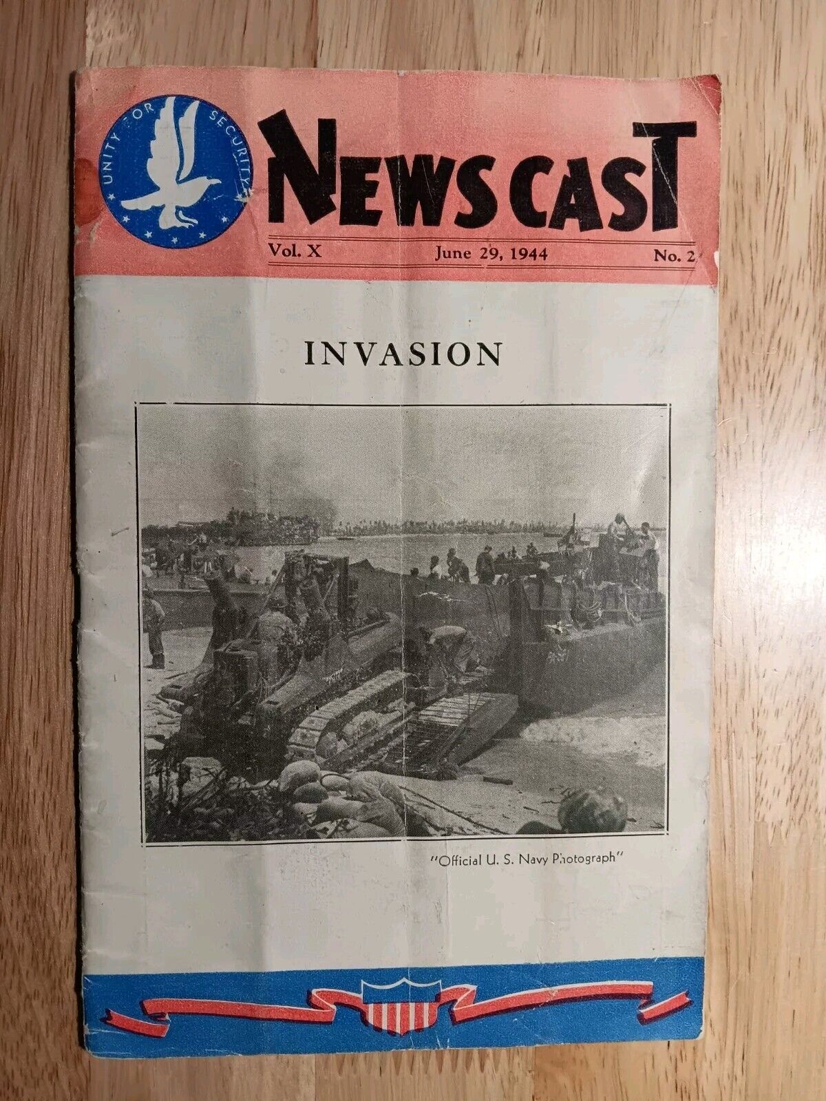 JUNE 1944 NEWSCAST C.W.C. MUSKEGON MICHIGAN NEWS-CAST EMPLOYEE'S BOOKLET