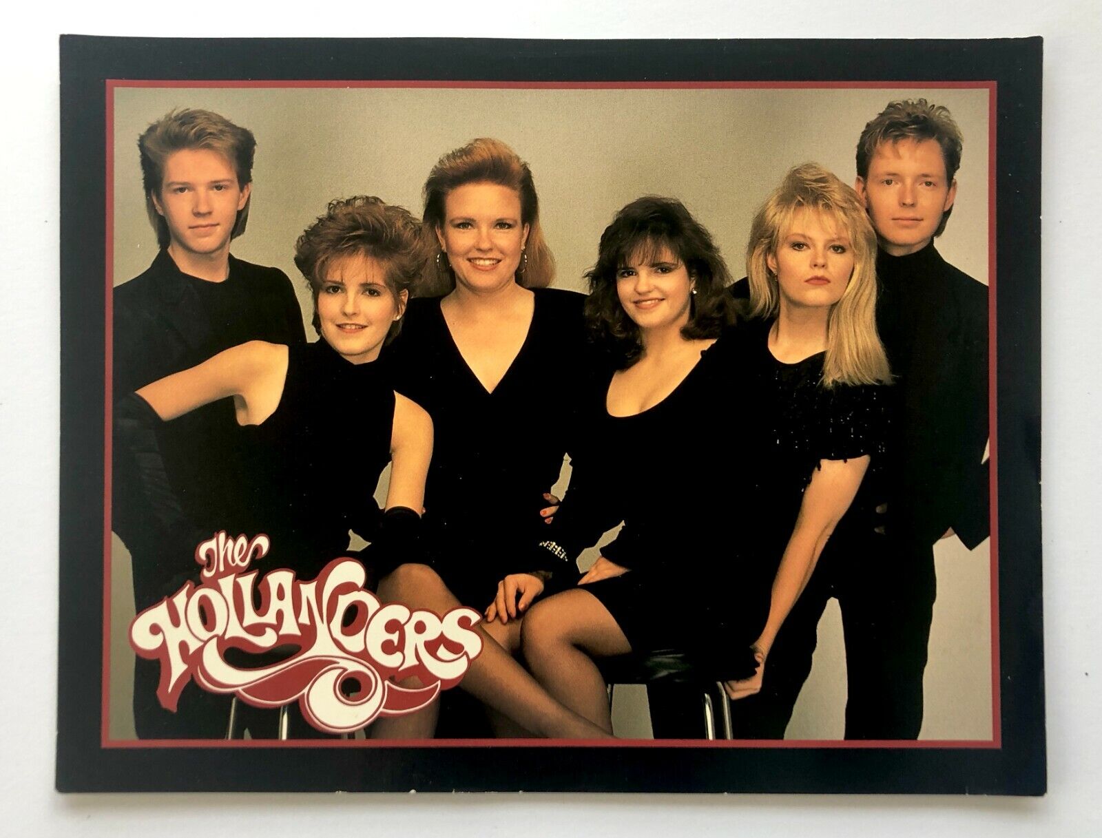 1980s Hollanders Press Promo Photo Family Country Music Band Can\'t Blame Train
