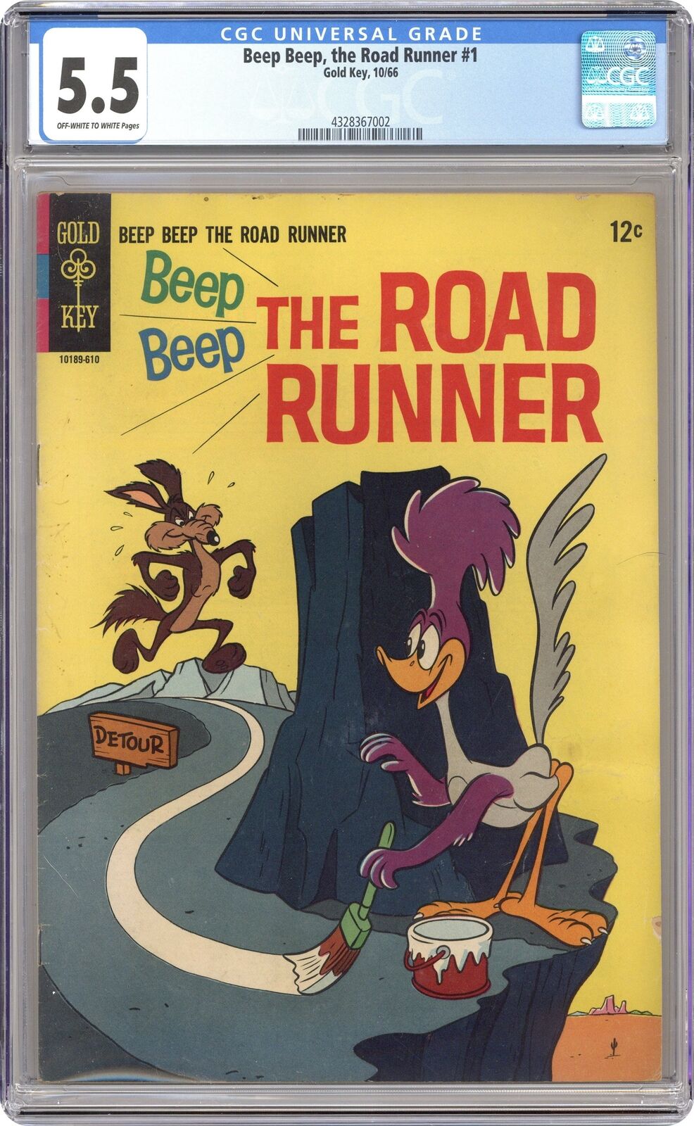 Beep Beep the Road Runner #1 CGC 5.5 1966 4328367002