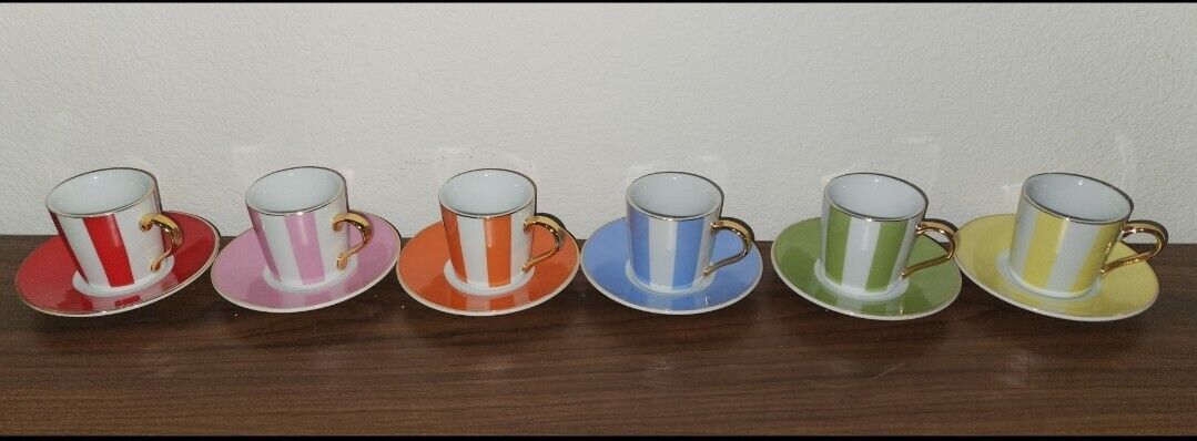 Casati Fine Porceline Tea Cup With Saucer Casati Fine Porceline Tea Cup With...
