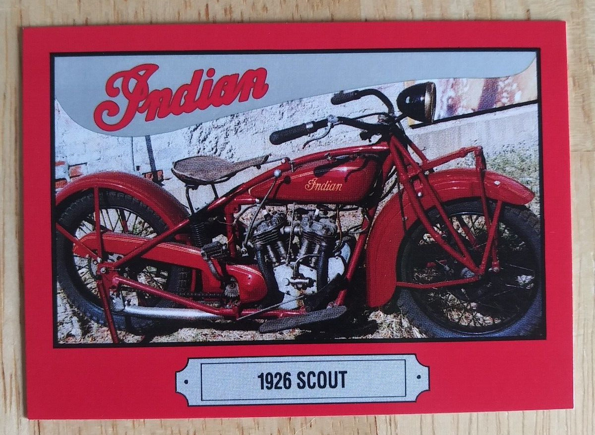 The 1926 Scout | 1992 Indian Motorcycle Company Series 1 card #6