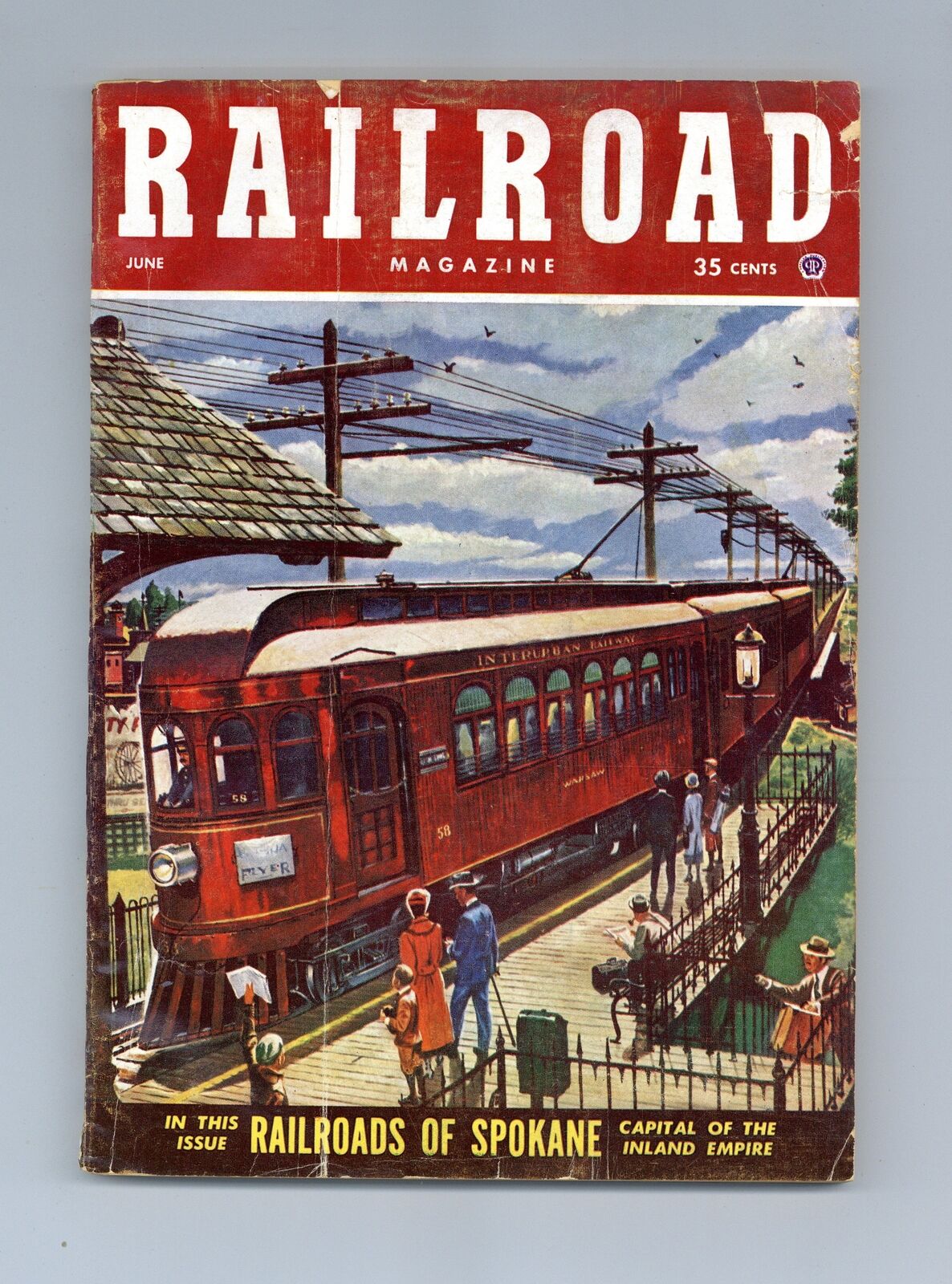 Railroad Magazine 2nd Series Jun 1953 Vol. 61 #1 GD Low Grade