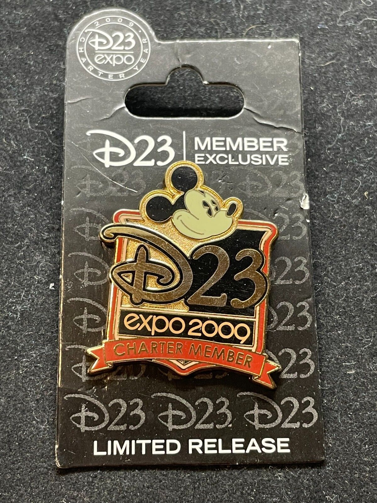 Disney Pin - D23 Expo 2009 - Charter Member Exclusive 72467 LE
