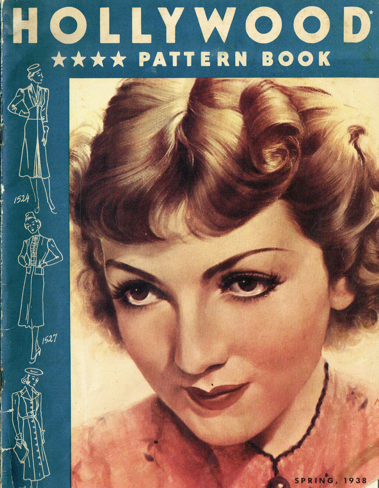 1930s Hollywood Spring 1938 Quarterly Pattern Book Magazine 48 pg Ebook on CD
