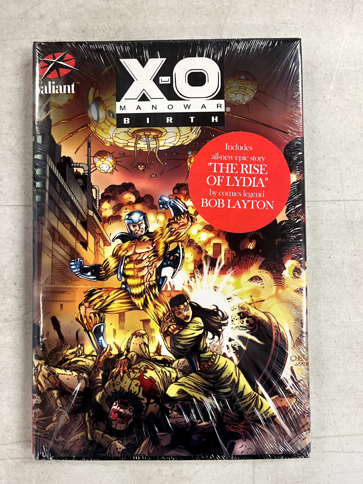 X-O Manowar Birth Hardcover - HC Valiant - New & Sealed - OOP - Bob Layton