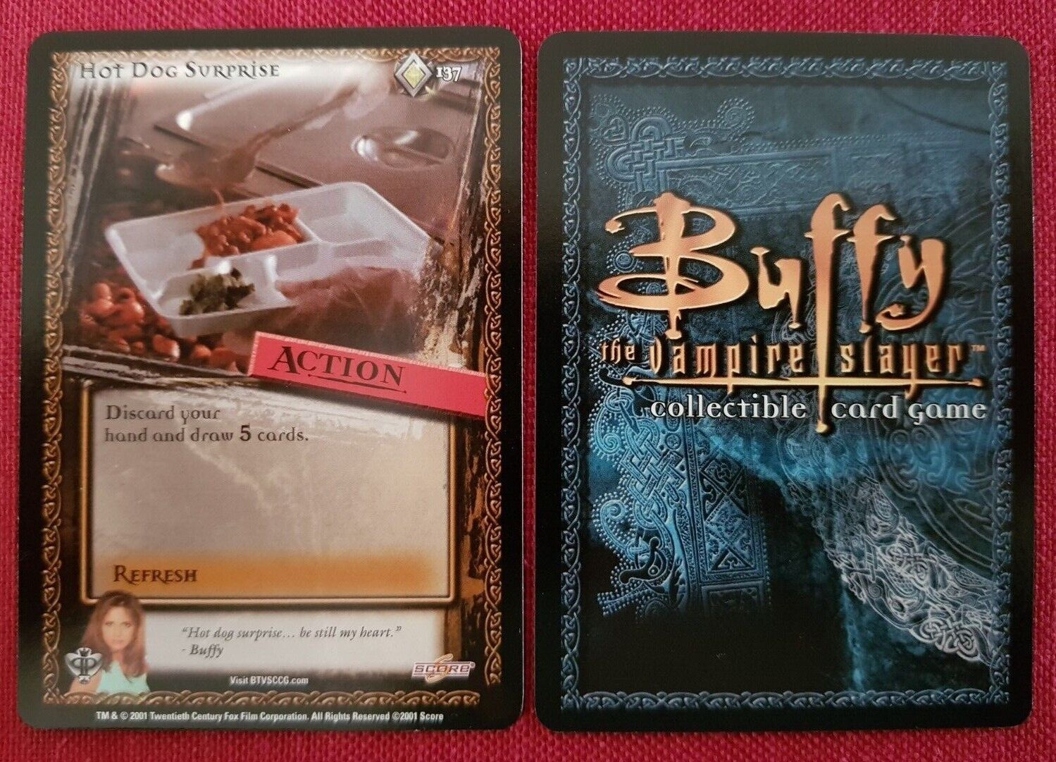 Buffy BTVS TCG CCG Pergamum Prophecy Rare/Starter Cards (Unlimited) - Choose