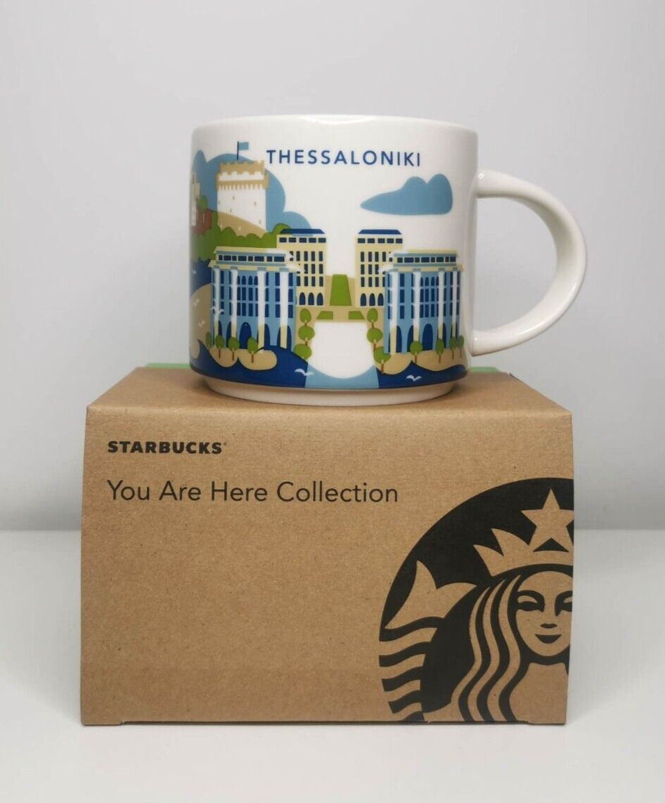 Starbucks® You Are Here Thessaloniki,GR City Mugs New collection with Box