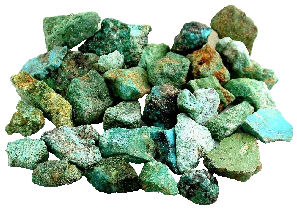 One Pound Stabilized Slabs Nugget Blue Green Turquoise Cab Gem Rough TPL21/71324