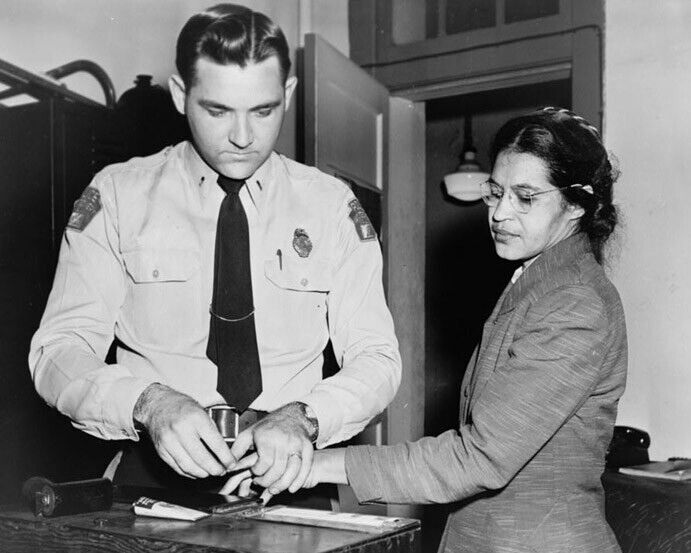 Rosa Parks Arrested Fingerprints Civil Rights 8 x 10 Photo Picture Photograph