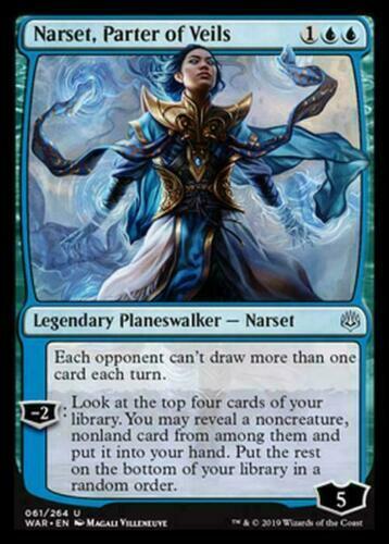 1x NARSET, PARTER OF VEILS - War of the SPark - MTG - Magic the Gathering - NM