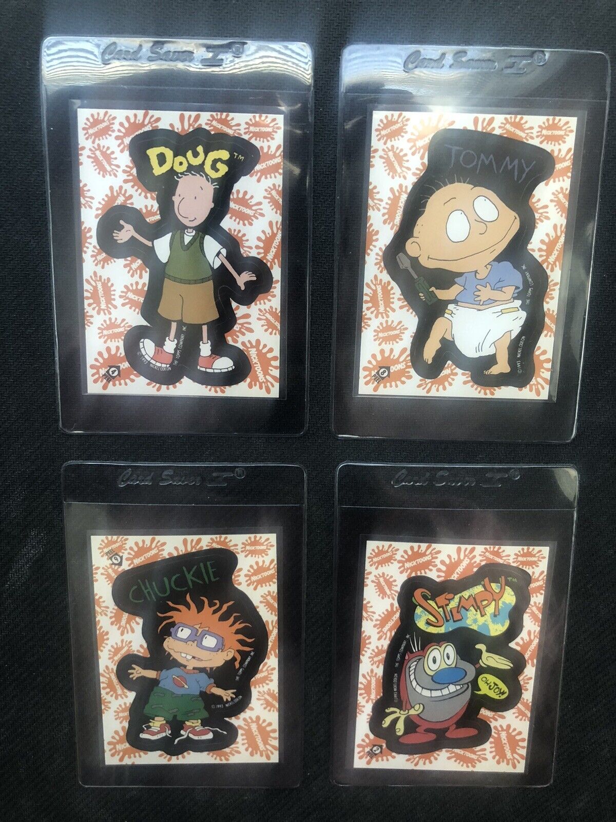 (11) Nicktoons Stickers COMPLETE SET | 1993 Topps Nickelodeon | Rugrats NM-MT MT