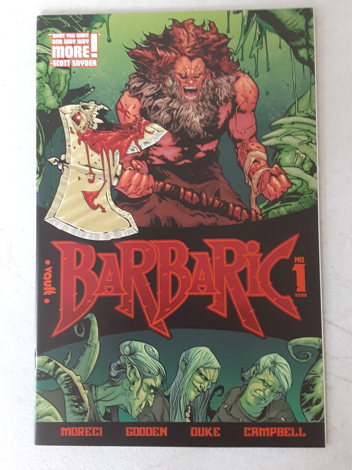 Barbaric #1 2021 Vault Comic Optioned