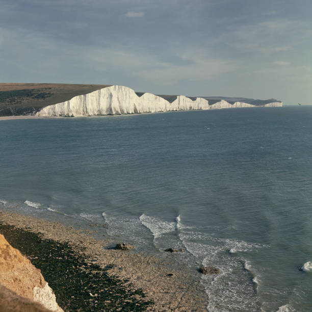 Seven Sisters Cliffs In Sussex 1965 Historic Old Photo