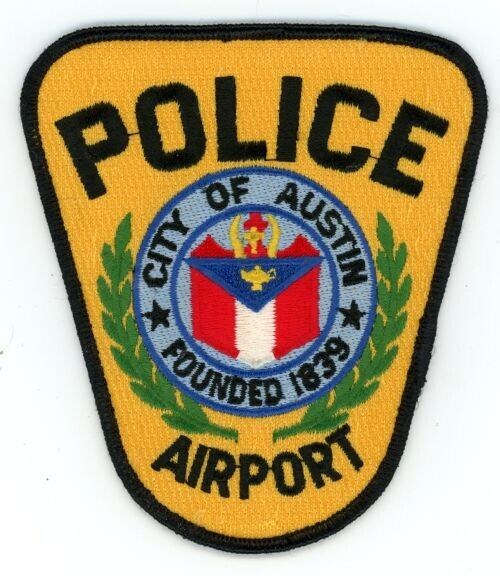 TEXAS TX AUSTIN AIRPORT POLICE NICE SHOULDER PATCH SHERIFF