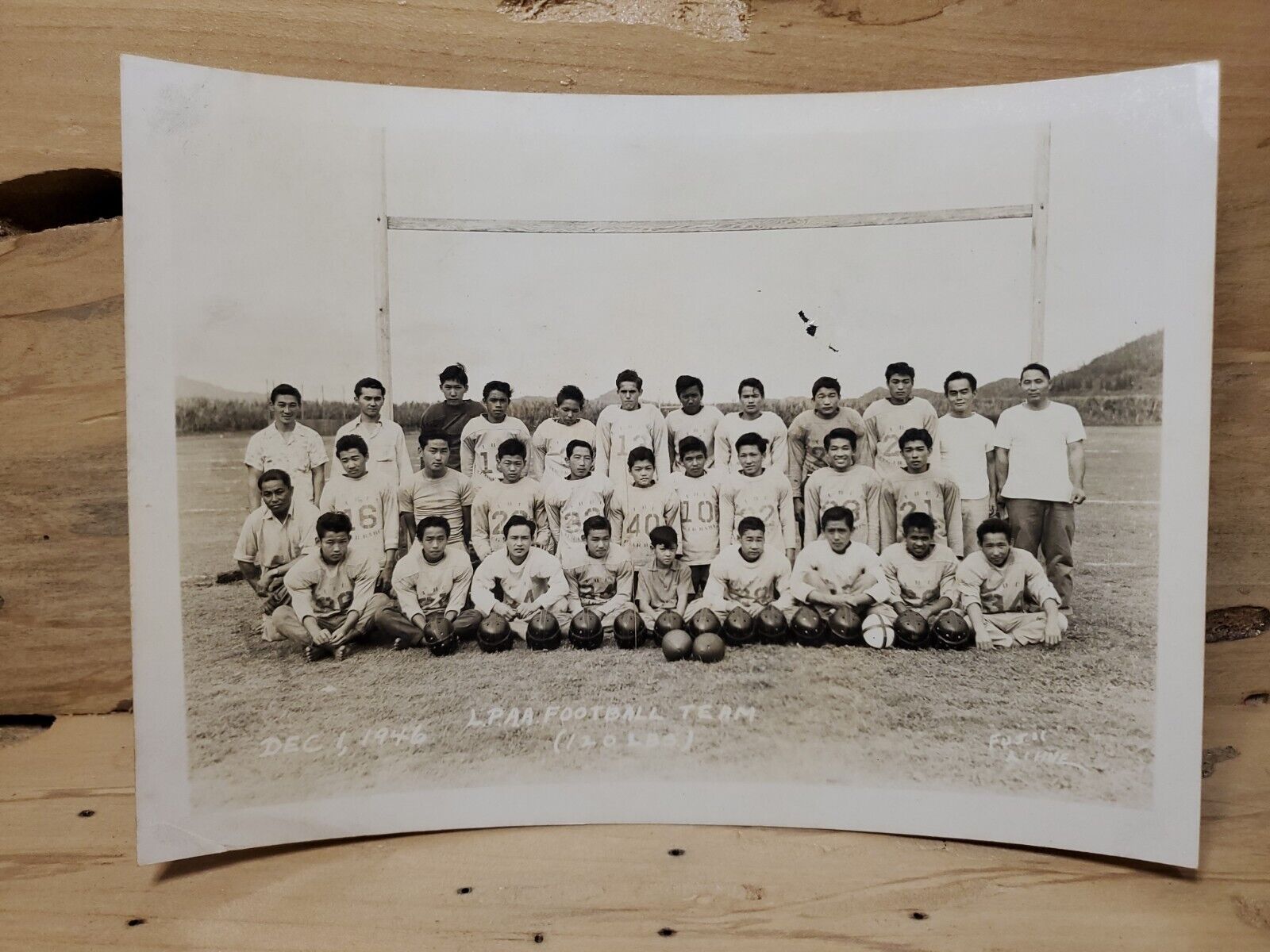 Vintage Dec. 1 1946 L.P.A.A Football Team Photograph S237 