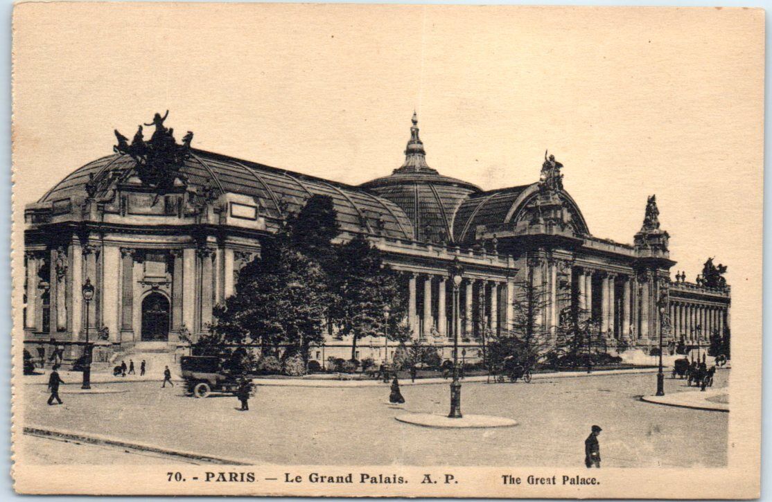 Postcard - The Great Palace - Paris, France