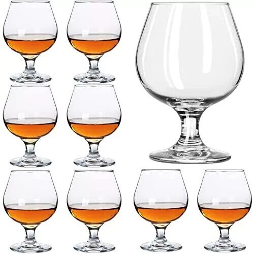 Srgeilzati Snifters 3.5oz Shot Glasses Set of 8 Cute Brandy Cognac Glasses 10...