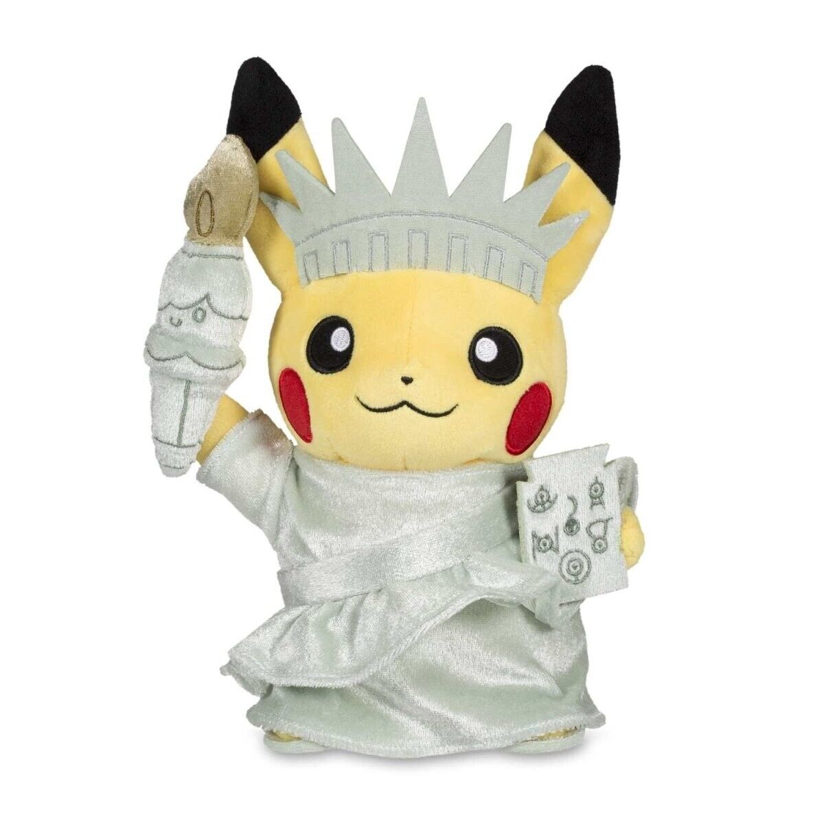 Pikachu Statue of Liberty Plush Edition NYC New- Pokemon Center Nintendo 