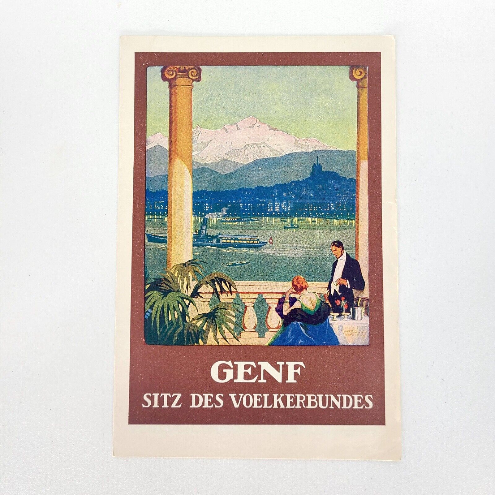 Rare 1910s Geneva Switzerland Vintage Travel Brochure Genf Early Swiss