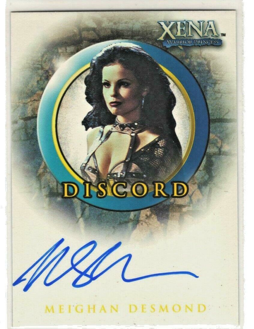 Xena Season 6 Autograph Card DISCORD Meighan Desmond Rittenhouse A17