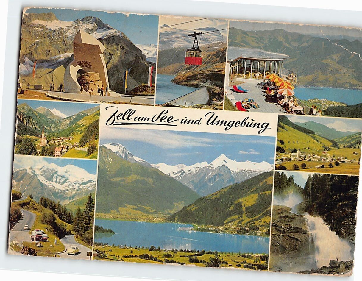Postcard Zell am See und Umgebung, Zell am See, Austria