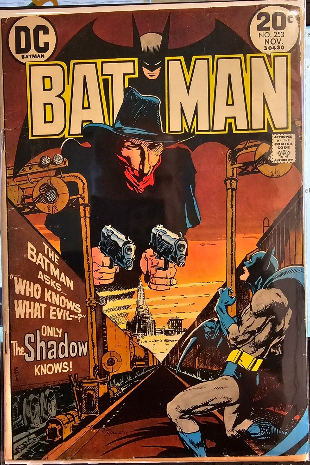 Batman #253 / Shadow Cover / Bronze Age / DC Comic / 1973 / G-