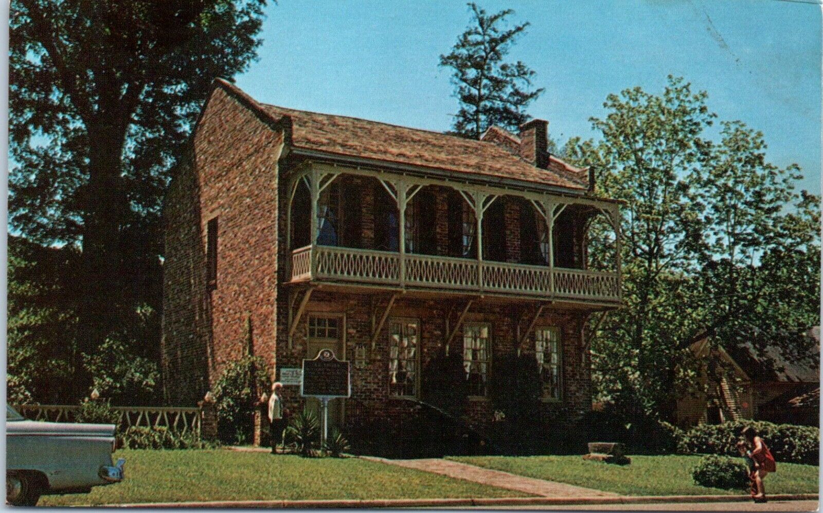 Tuscaloosa, AL - The Old Tavern Postcard Chrome Unposted