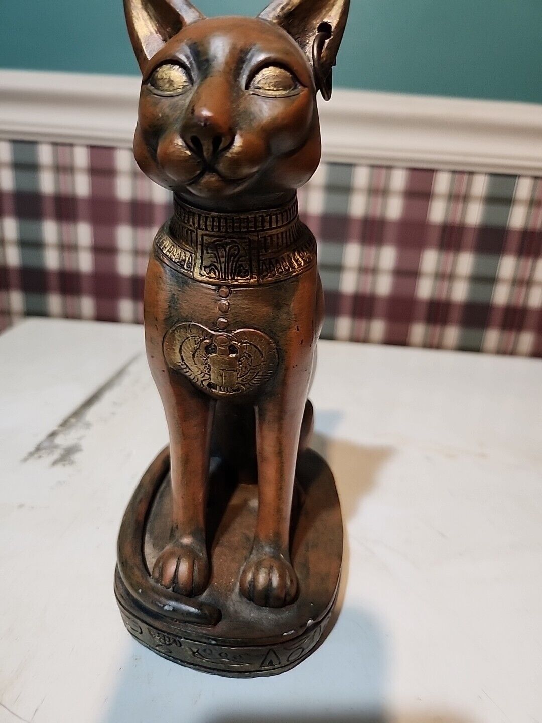 Ancient Egyptian Local Goddess Of Babastis Collectible Figurine Cat 