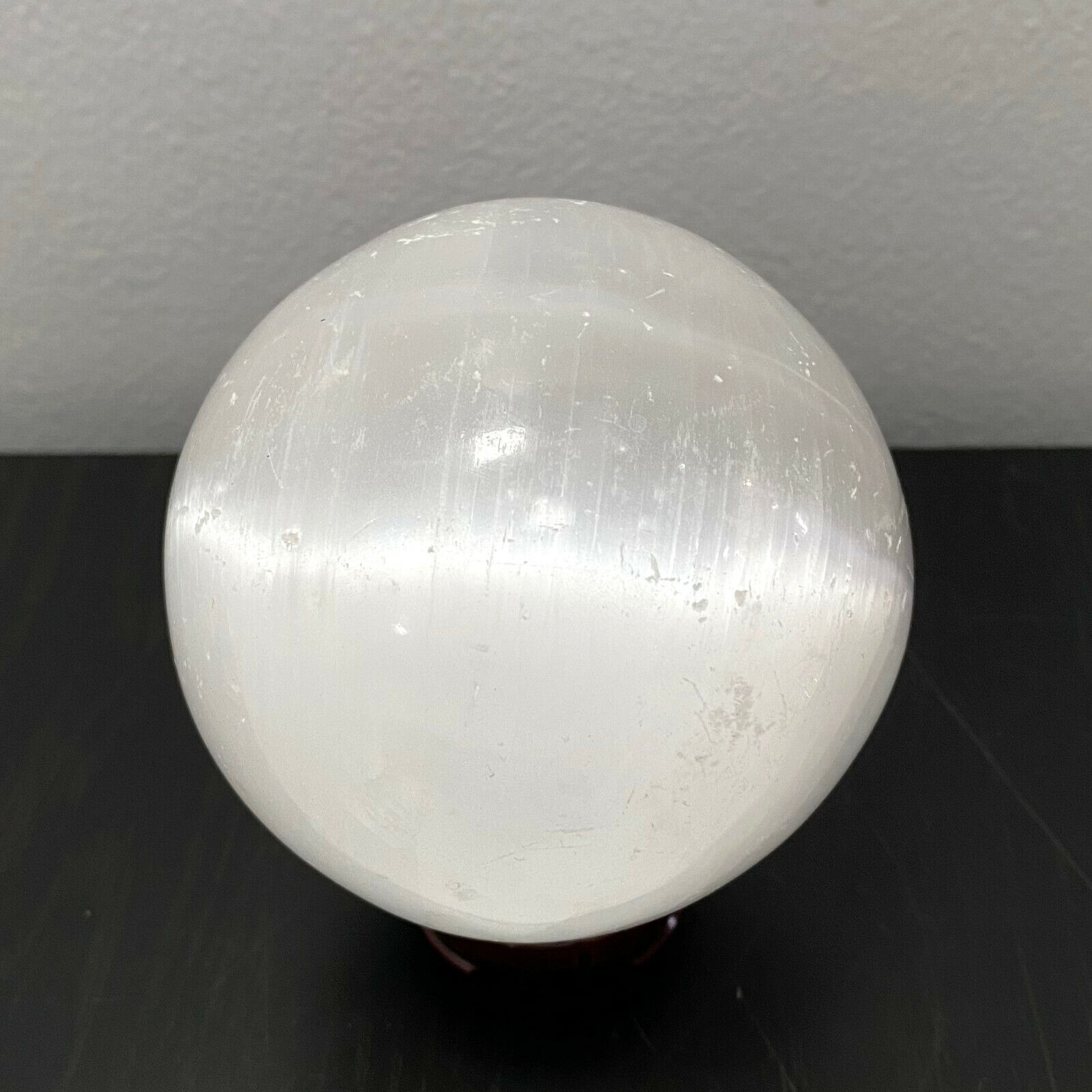 Selenite Crystal Sphere Mineral Healing Specimen Healing 1.3 lbs 610 g 3.25\