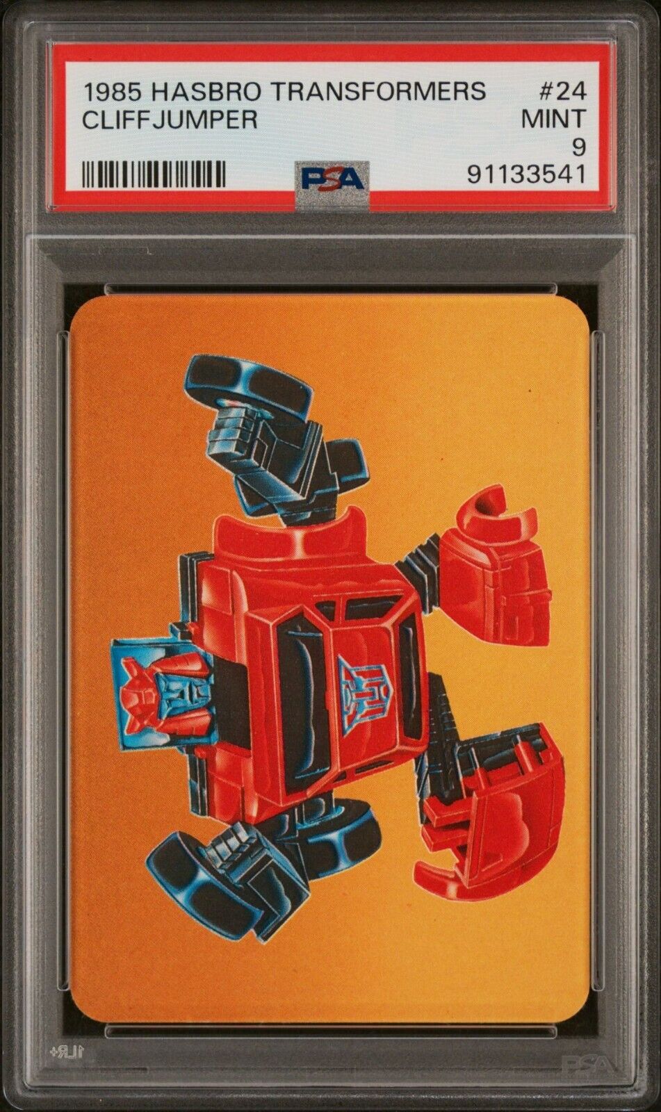1985 Hasbro Transformers #24 Cliffjumper PSA 9