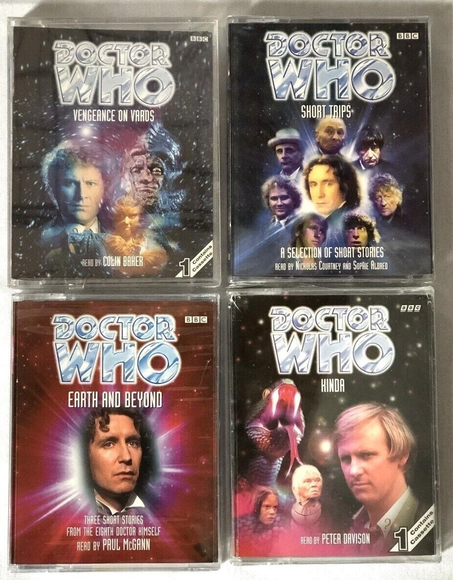 BBC Dr Doctor Who Audio Cassette Collection - Set of 4 - Brand New