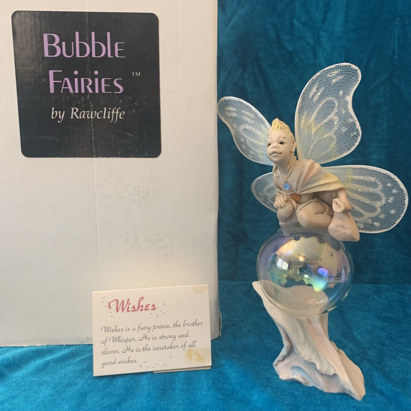 Bubble Fairies ‘WISHES’ Vintage 80s fairy Artist Jessica deStefano for Rawcliffe