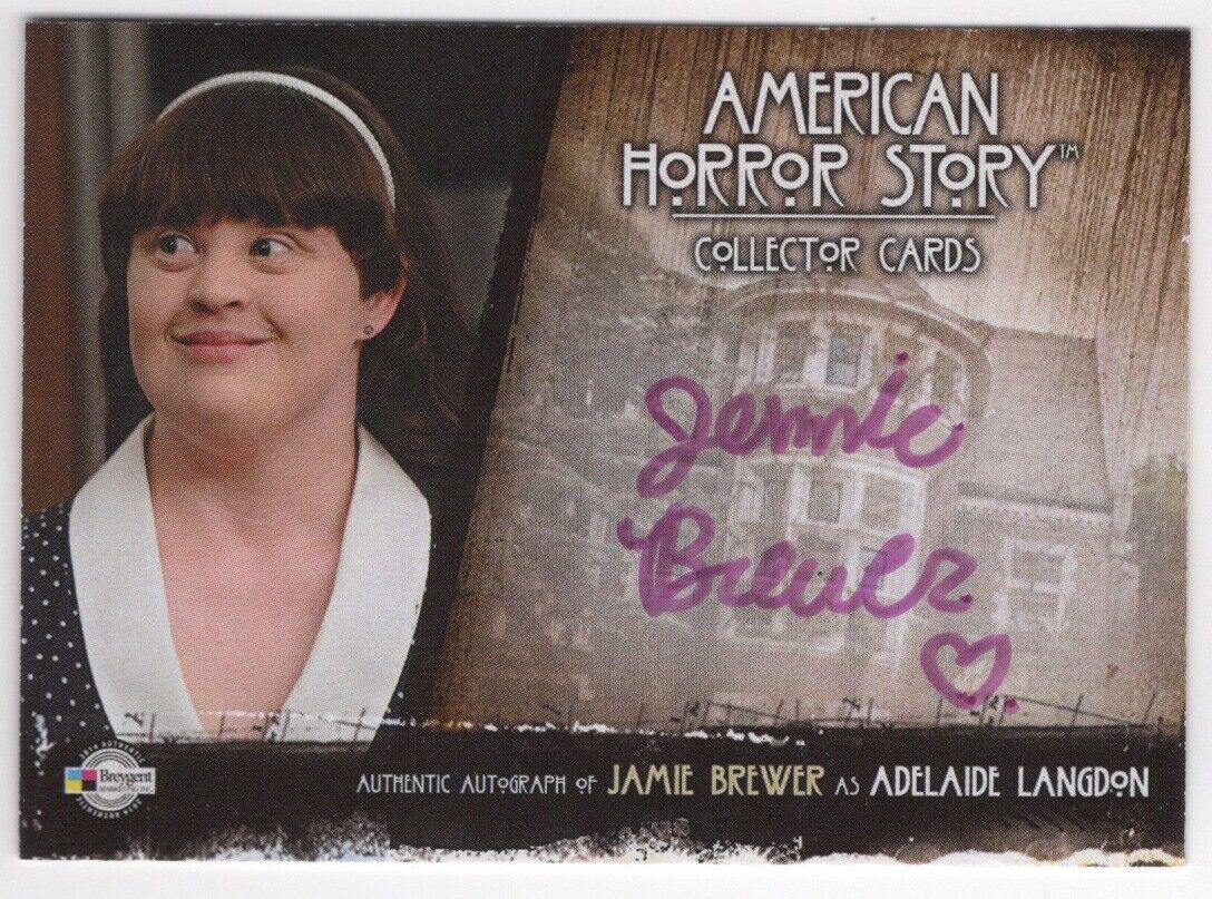 Jamie Brewer American Horror Story 2014 Breygent Autograph Card Auto #JBR1 (A)