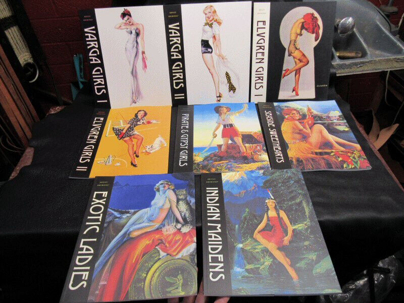 Lot 8 Artist Archives Pinup Girl Art Collection Books