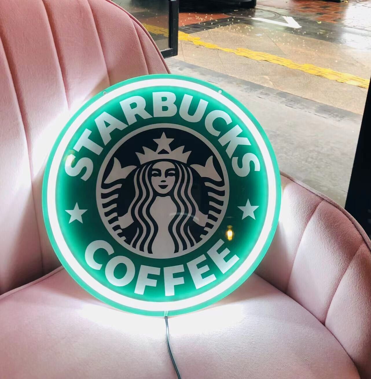 Starbucks Coffee Store Soda Bar Drink Silicone LED NEON Light Sign 12\