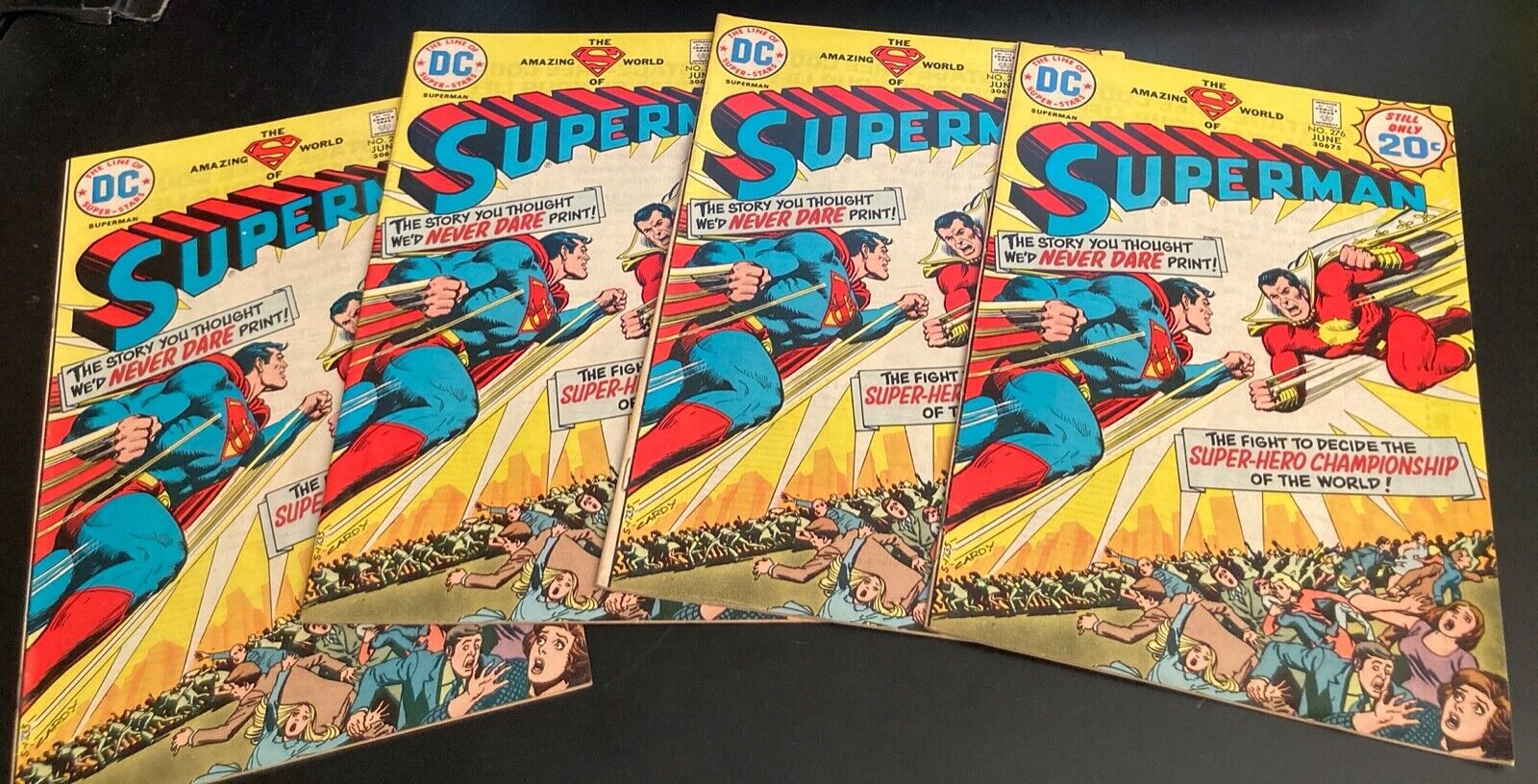 SUPERMAN #276 (1974) *Key—Capt. Thunder/Shazam* (VF) **Super Bright & Glossy**