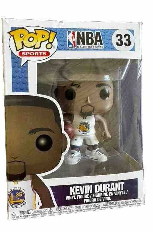 FUNKO POP SPORTS KEVIN DURANT GOLDEN STATE WARRIORS NBA COLLECTIBLE FIGURES #33