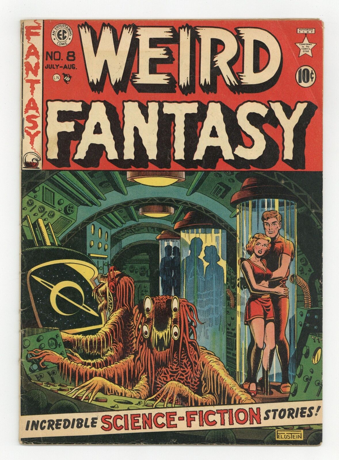 Weird Fantasy #8 VG+ 4.5 1951 E.C. Comics