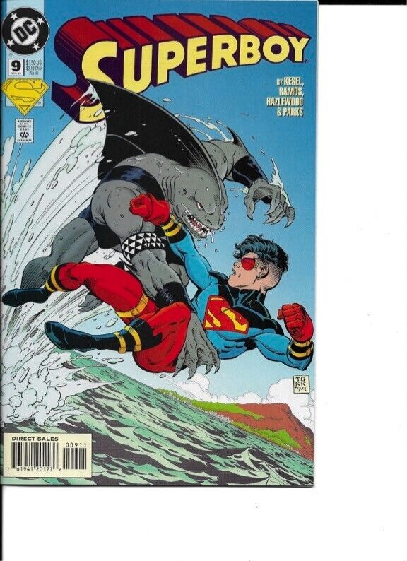 Superboy #9 1994 DC Comics NM+ 1st Appearance of King Shark 9.8 Candidate