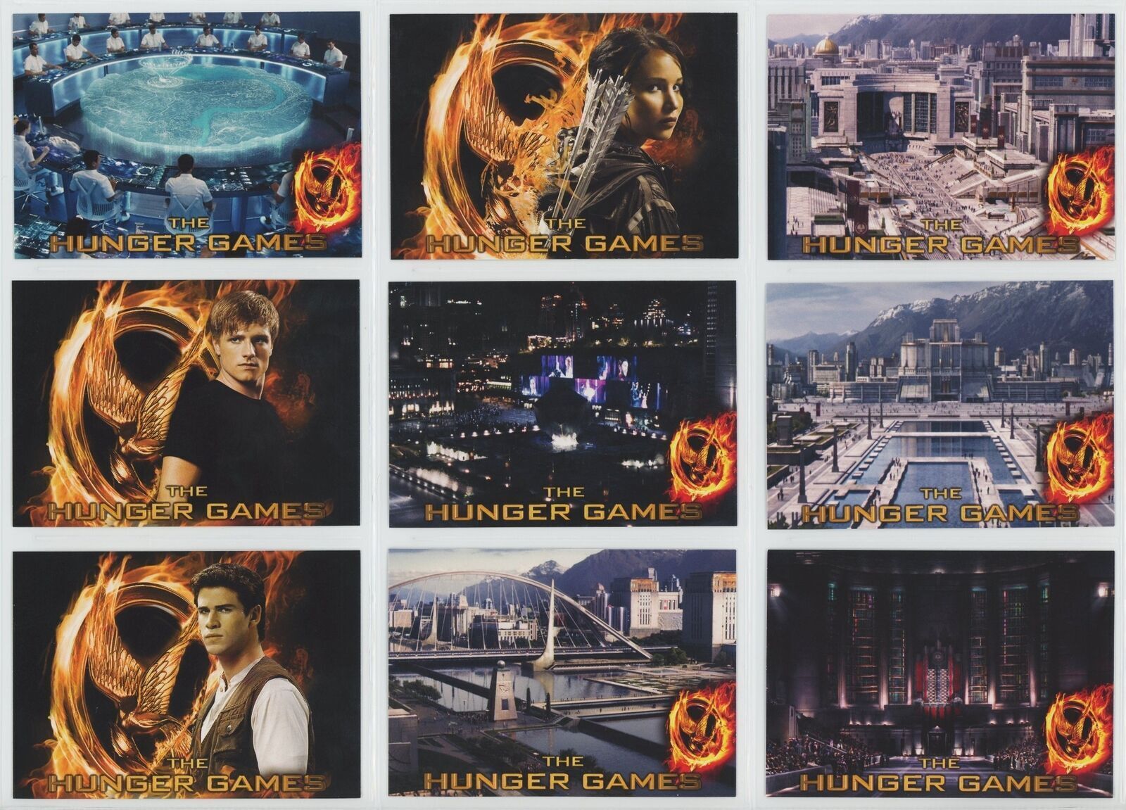 2012 NECA The Hunger Games Promotional Complete 24-Card Set Jennifer Lawrence