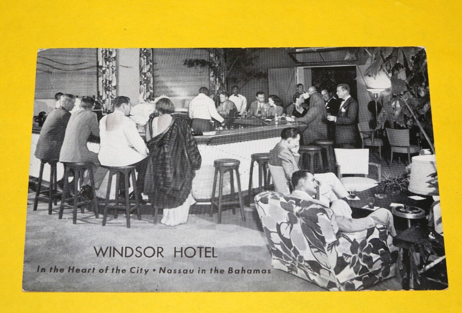 WINDSOR HOTEL  OLD NASSAU, Bahamas VINTAGE POSTCARD
