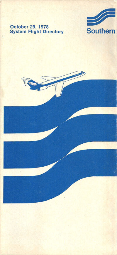 Southern Airways system timetable 10/29/78 [2071]
